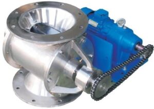use of rotary airlock valve